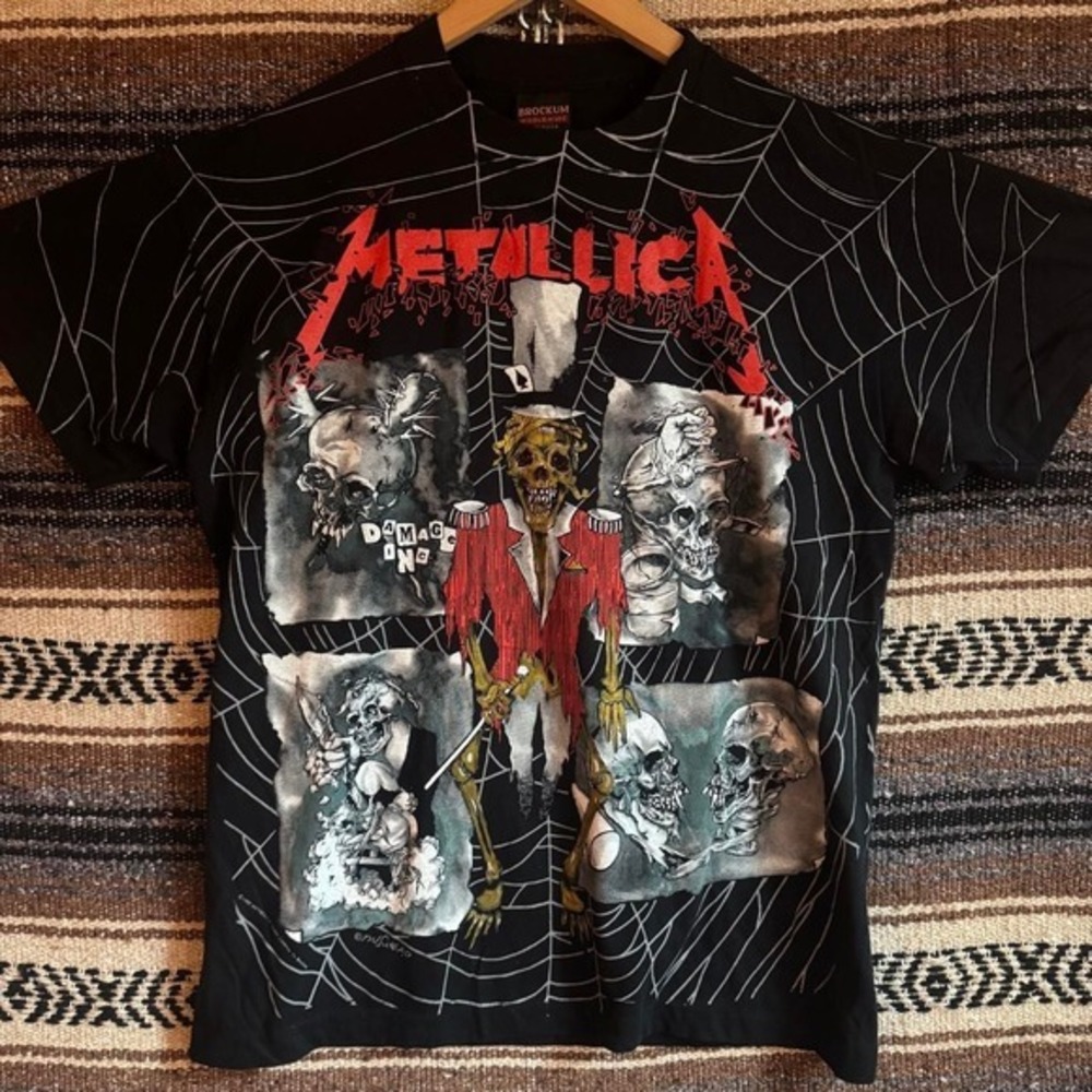 Metallica Pushead Spiderweb XL